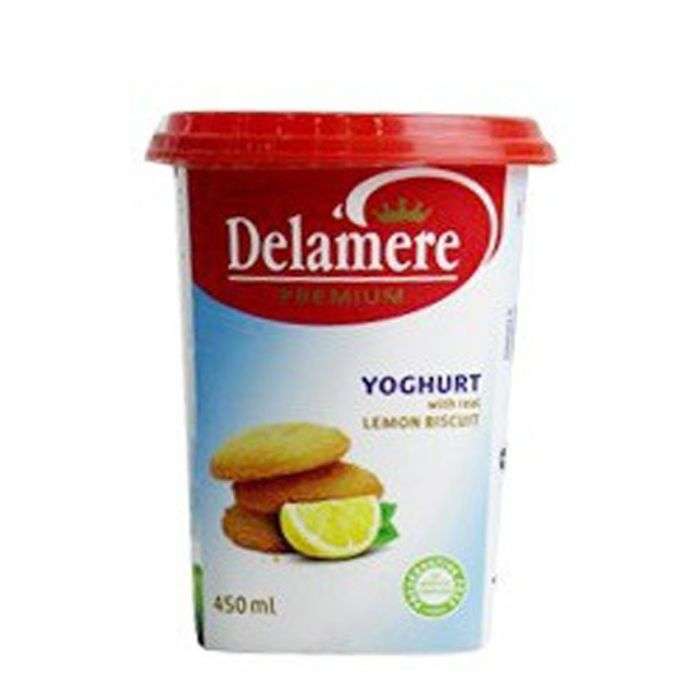 Delamere Yoghurt With Real Lemon Biscuit 450g