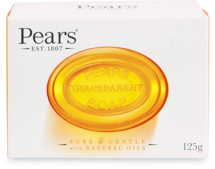 Pears transparent yellow soap 125g