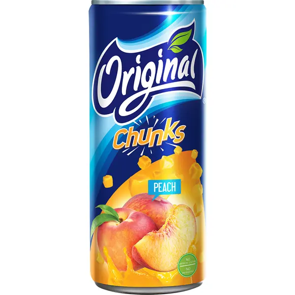 Original chunks peach 240ml