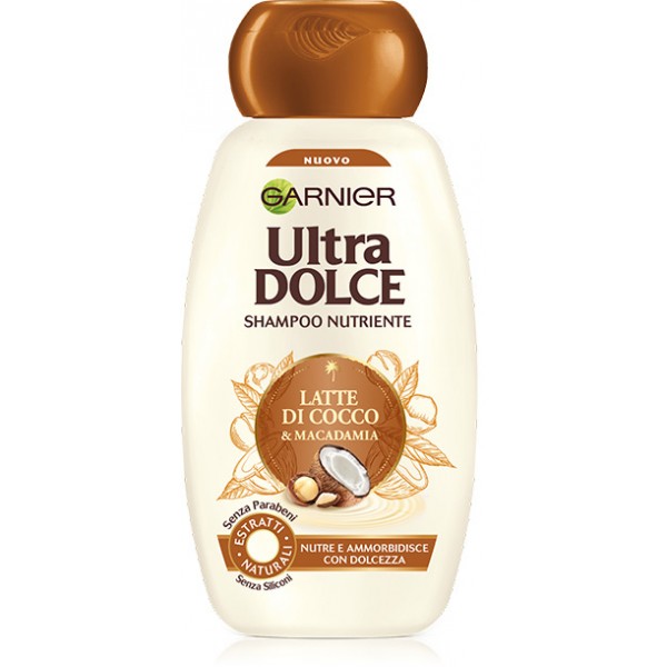 Garnier Ultra Dolice Shampoo Nutriente Latte Di Cocco 300ml