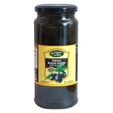 Swiss Garden Slice Black Olives 340g