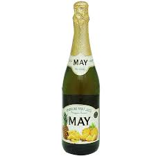 May sparkling fruit juice pineapple 750ml