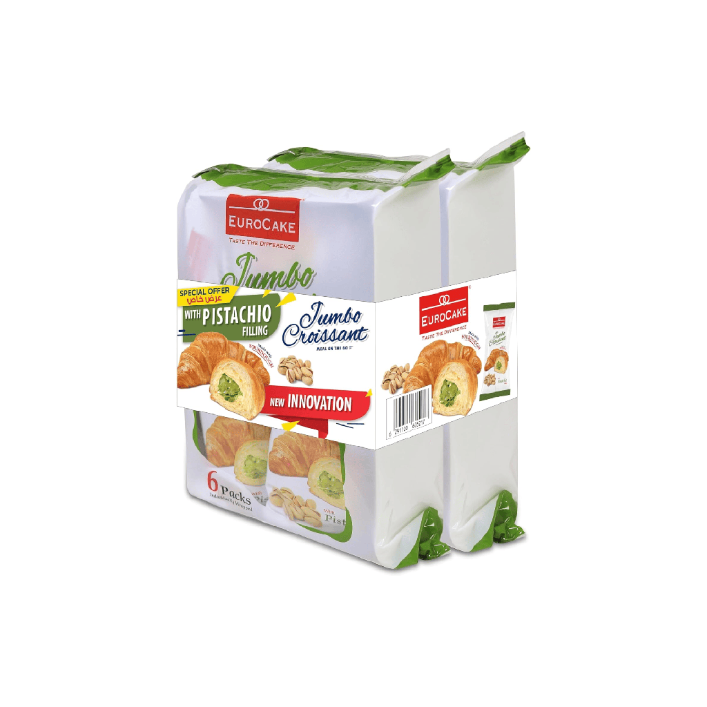 Jumbo Crossaint pistachio 6pc