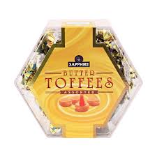 Saphire Butter Toffees Asorted 250g