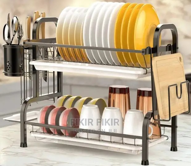 Kitchen Rack Double-Deck Design No:402