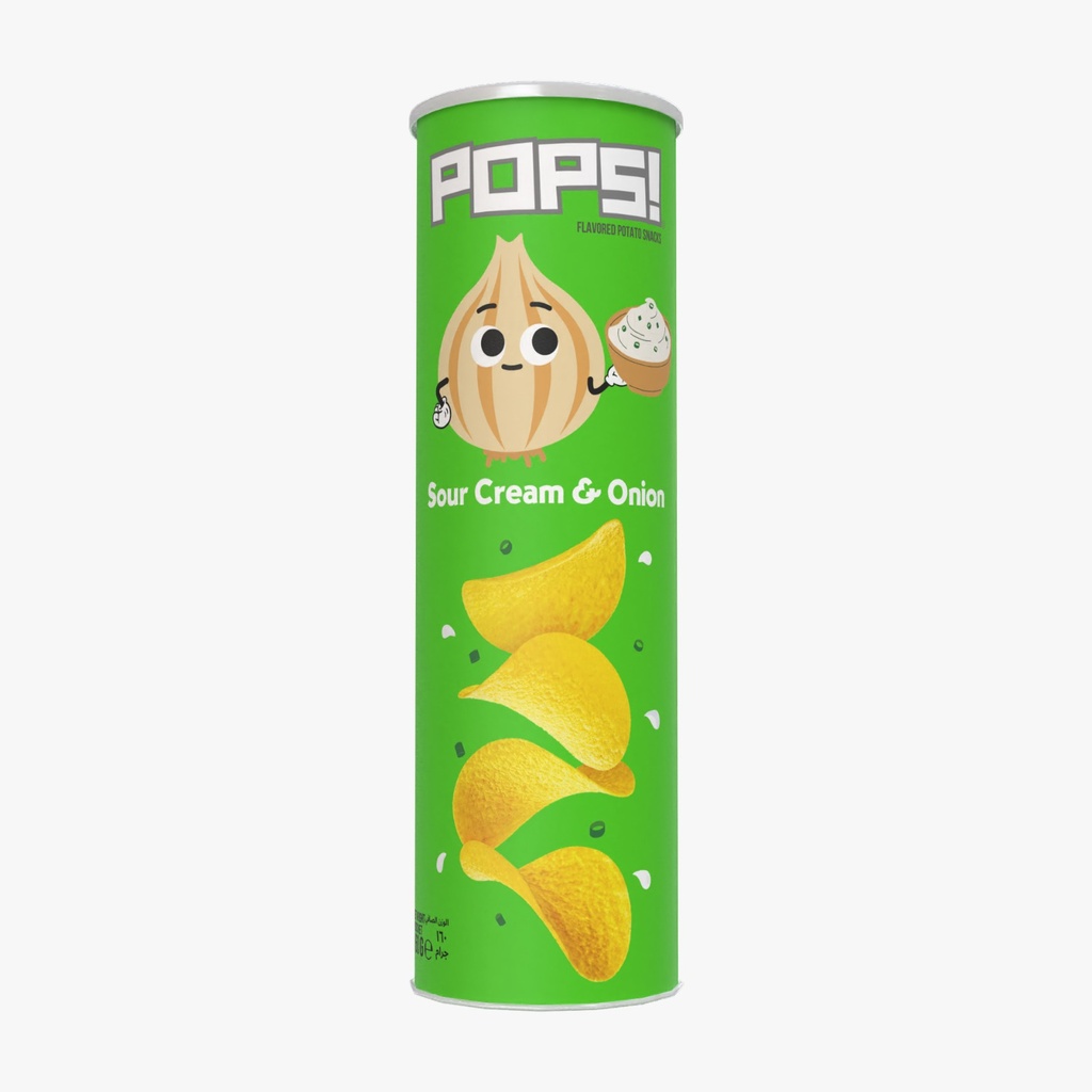 Pops Sour Cream &onion 160g