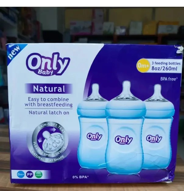 Only Baby Natural Bottle 3Feeding A-2 8oz 260ml