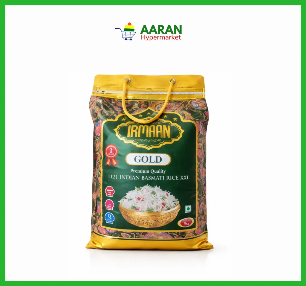 Irmaan Gold Premium Quality 1121 Indian Basmati Rice 5kg
