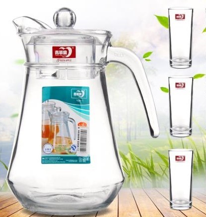 Deli Glass Qing Ping Guo Boutique Glass Water Set EH1002-1 ES1004/5L