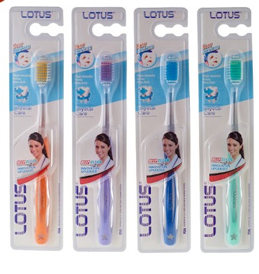 Lotus soft bristles crystal care toothbrush L-510