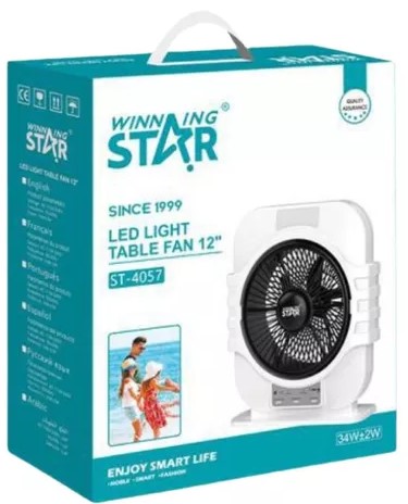 Winning star led light table fan DFS-697 ST-4057