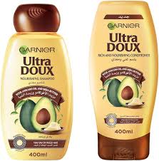 Garnier Ultra Doux Nourishing With Avocado Oil and shea Butter Shampoo + conditioner 400ml