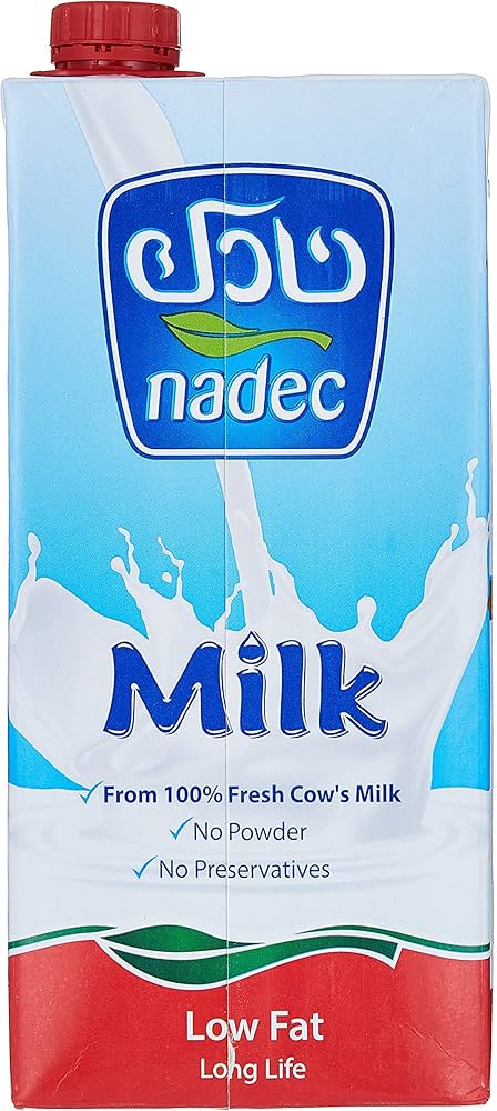 Nadec Milk Fresh Cows Milk Low Fat 1ltr