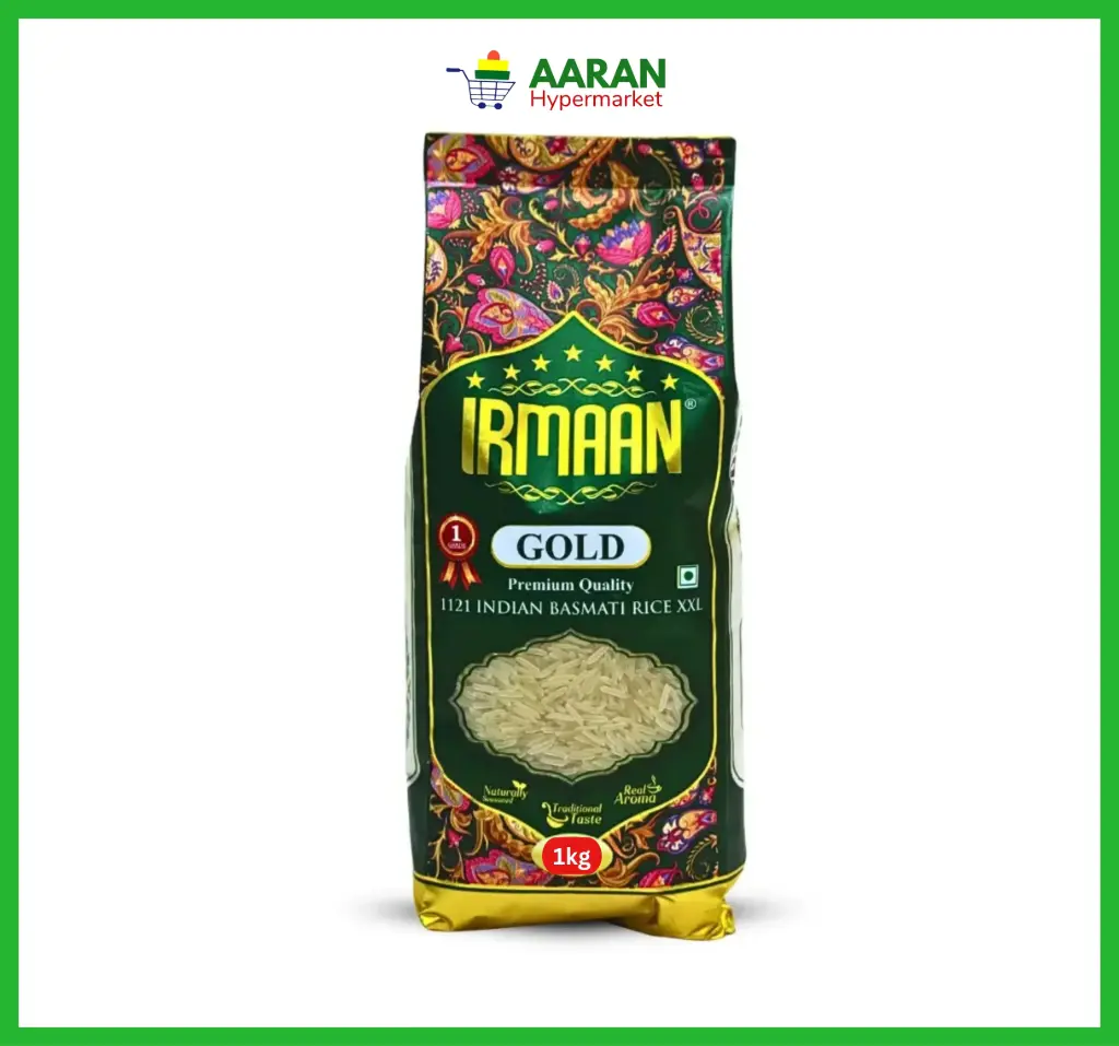 Irmaan Gold Premium Quality 1121 Indian Basmati Rice 1kg