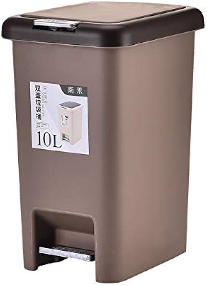 Double Covered Trash Bin 10l 352-36