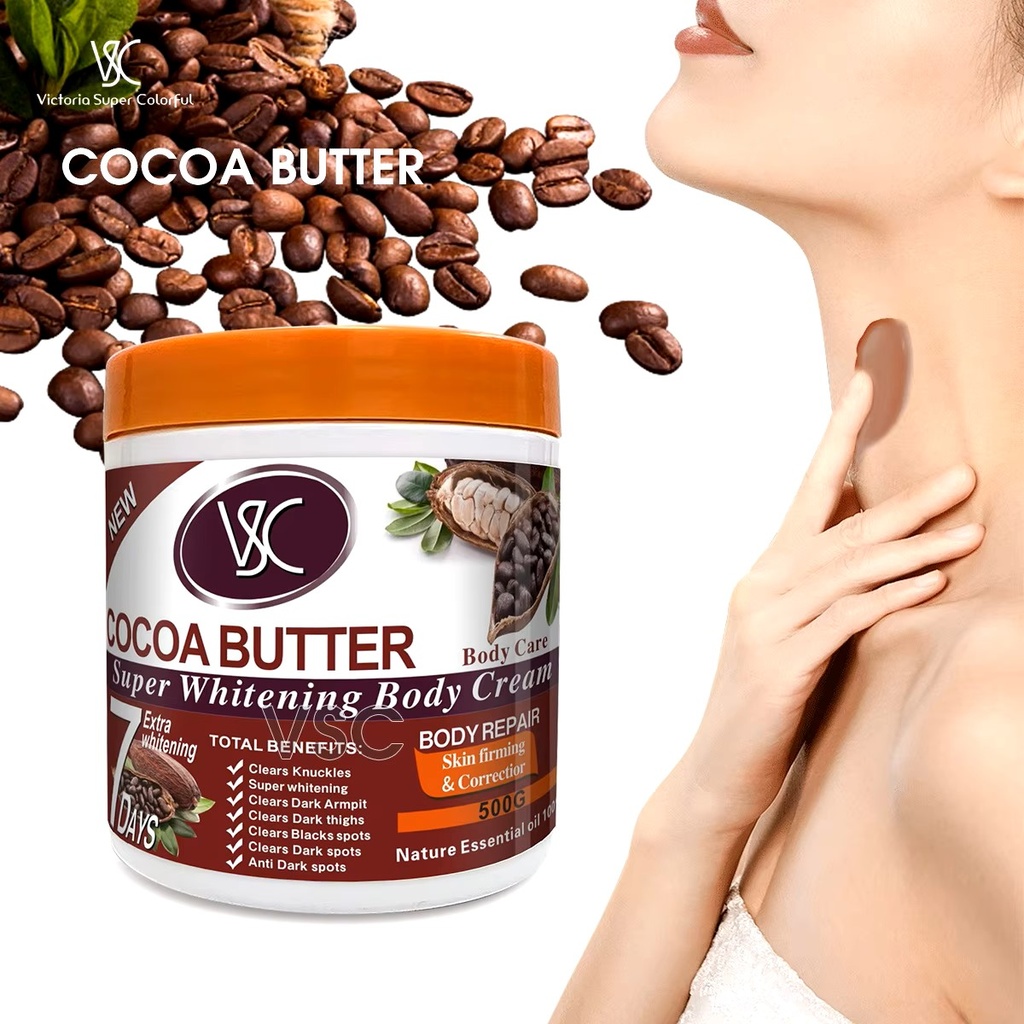 VSC Cocoa Butter Super Whitening Body Cream 500g