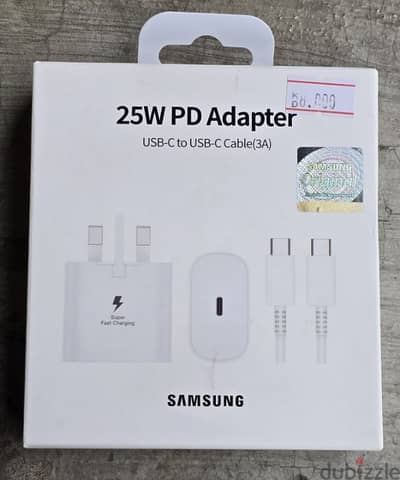 25w PD Adapter USB-C Cable