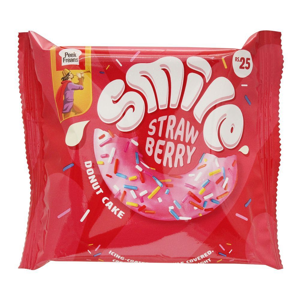 Smile Strawberry Donut Cake 39g