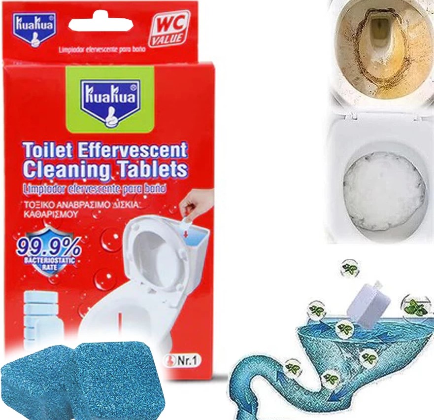 Toilet effervescent cleaning tablets No-W-425