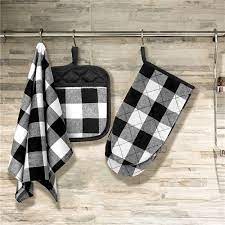 Cooking Kitchen Pot Pad Heat Proof Gloves 3pcs 1-17