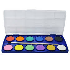 YipinXuan Brushes Water Color Cakes Aquarelle 12colors No.2312-12A