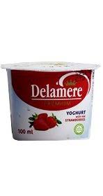 Delamere Premium Yoghurt With Real Strawberries 150g