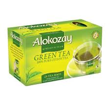 Alokozay Green Tea Pure Ceylon Tea 25 Bags