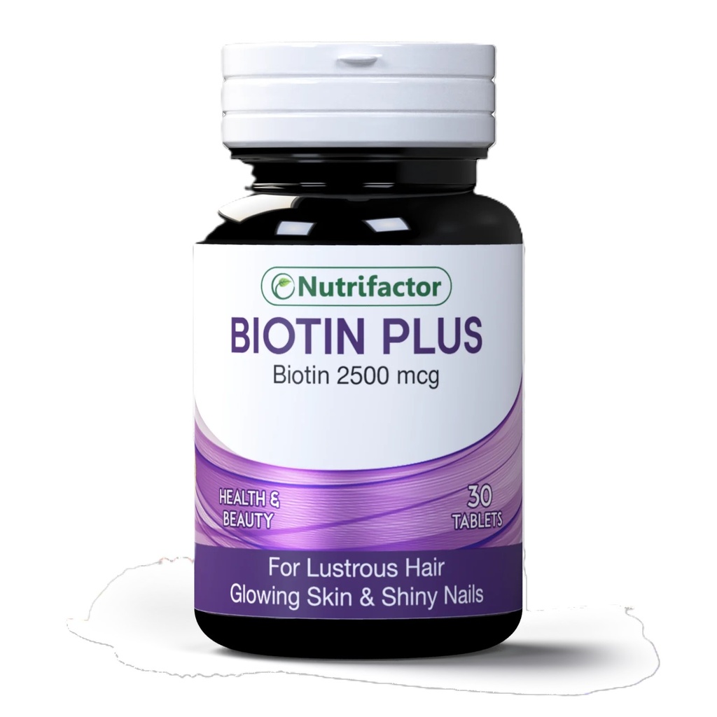 Nutrifactor Biotin Plus For Hair, Nail $ Skin 2500mg