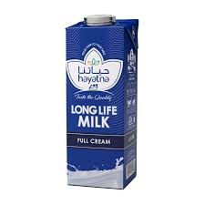 Hayatna Long Life Milk Full Fat  1ltr