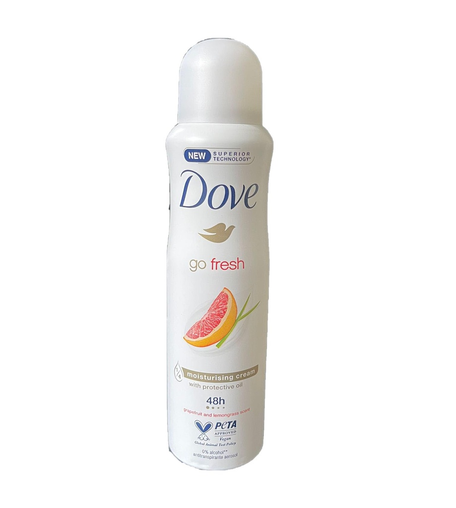 Deo Dove Go fresh Grapefruit & lemon Grass  Scent spray 250ml