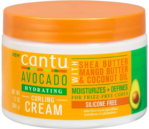 Cantu Avocado Hydrating, Curling Hair Cream 340g