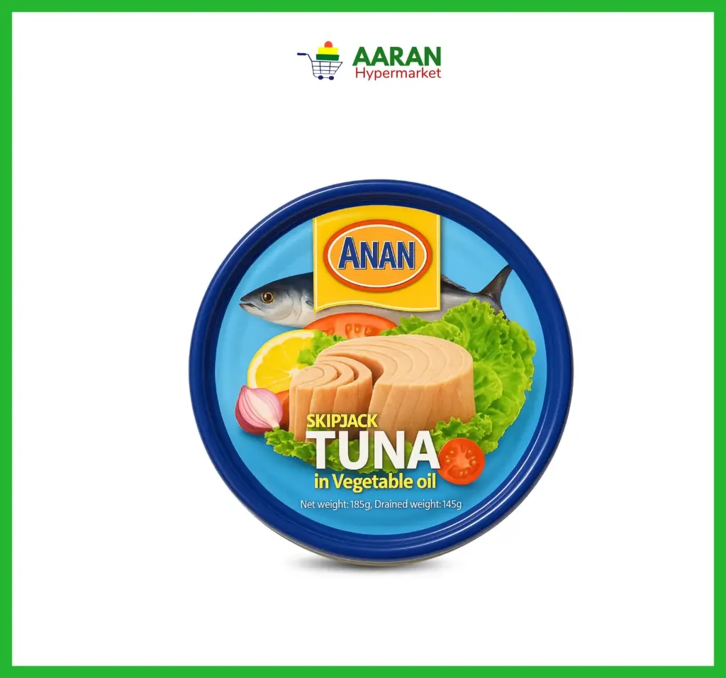 Anan Skip Jack Tuna In vegetable oil 185g
