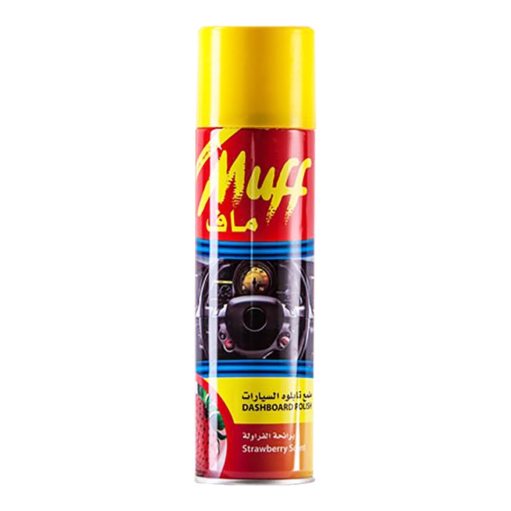 Muff Dashboard Polish Strawberry Scent 250ml