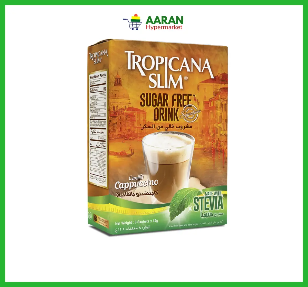 Tropicana Slim Sugar Free Drink Vanilla cappuccino 8pcs 12g