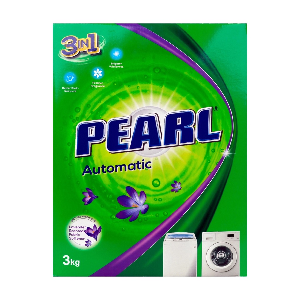 Pearl Automatic 3in1 Lavender washing Machine detergent Powder 3kg