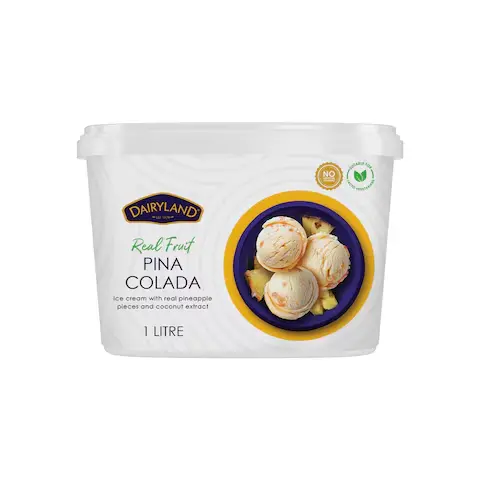 Dairyland Real Fruit Pina Colada Ice Cream 500ml