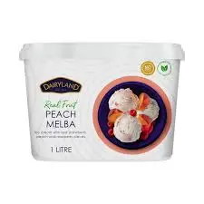Dairyland Real Fruit Peach Melba Ice Cream 500ml