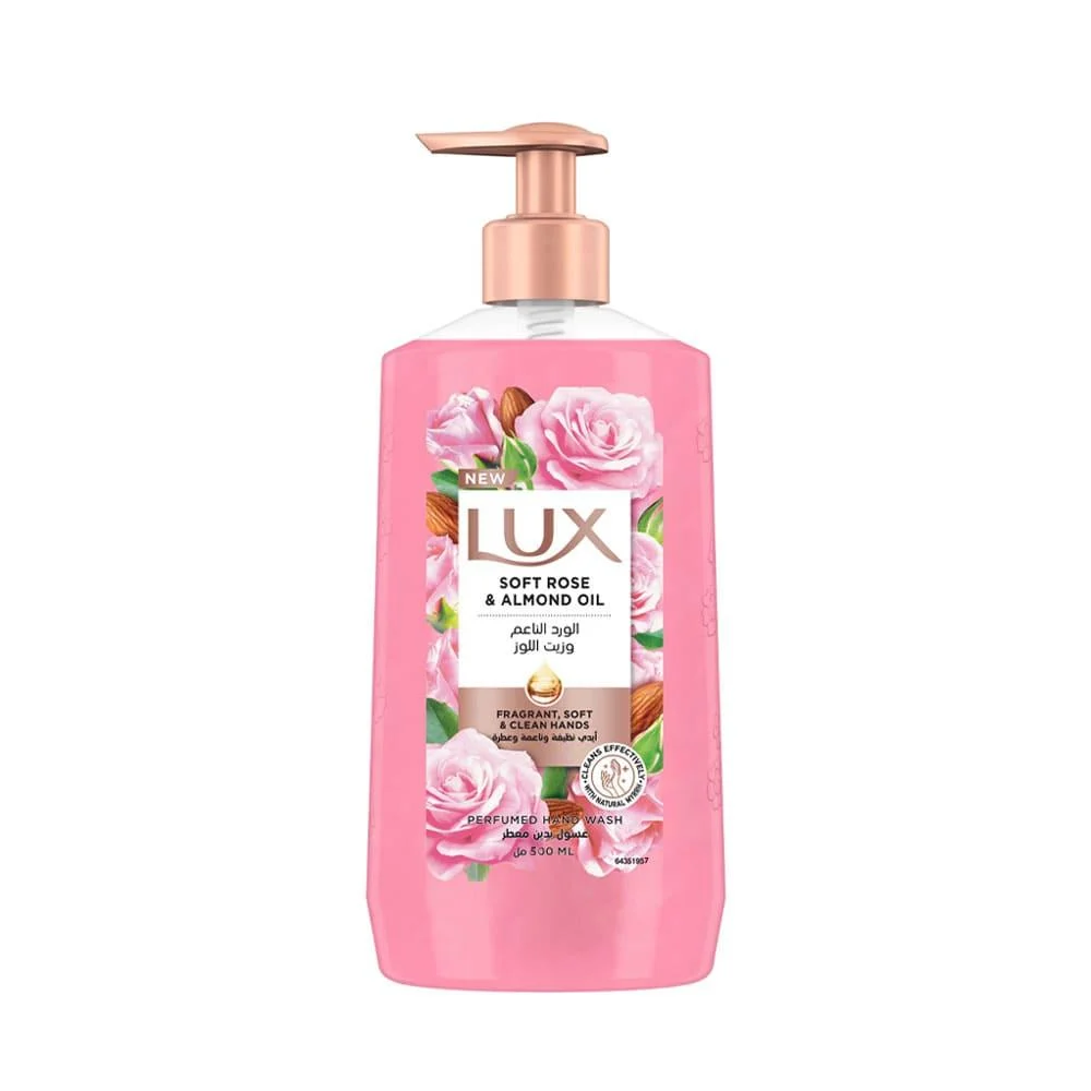 Lux Perfumed Hand Soap Soft Rose 500ml