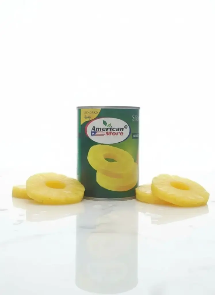 American More Sliced Pineapple in light syrup 565g