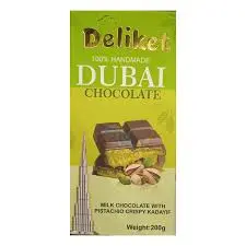 Deliket Dubai Chocolate Milk With Pistachio Crispy 200g