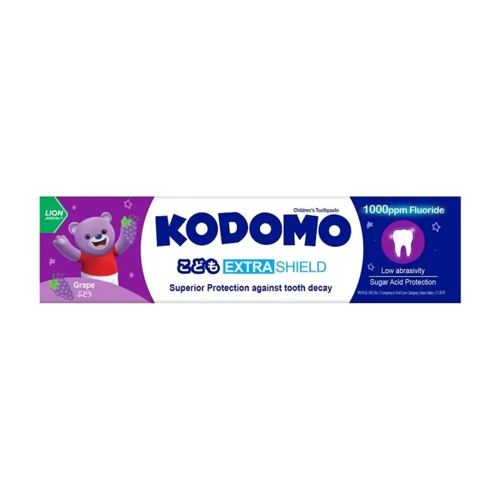 Kodomo Grape Extra Sheild Childrens Toothpaste 40g