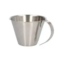 Stainless Steel Coffee measuring Mug Dhexe