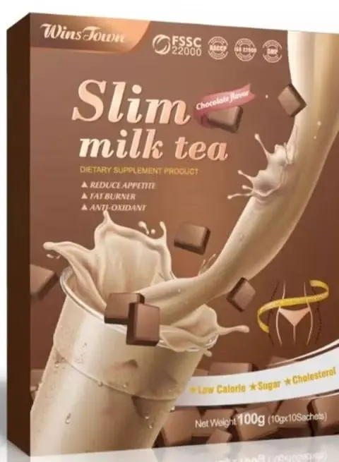 Slim Milk Tea Chocolate Flavar Low Calorie 100g