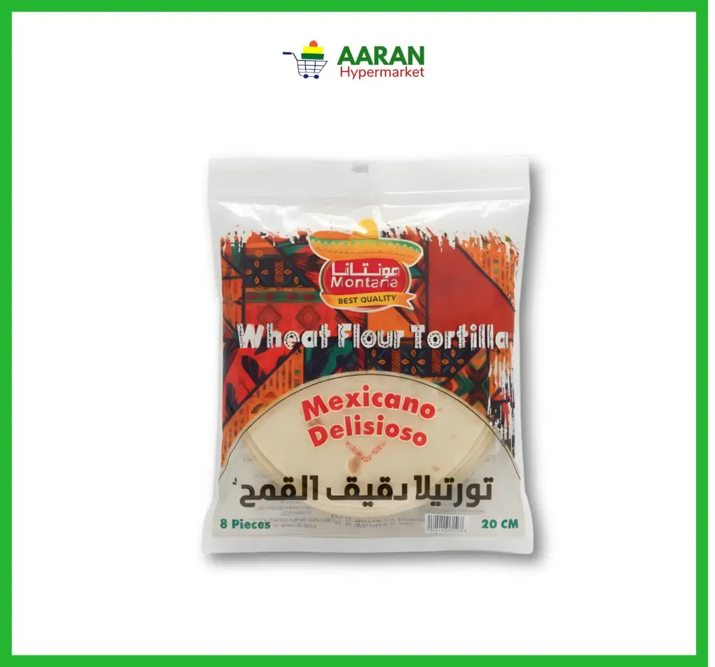 Montana wheat flour tortlla 6pcs 25cm 360g