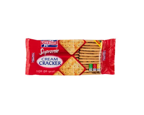 Cherish superme cream cracker 125g