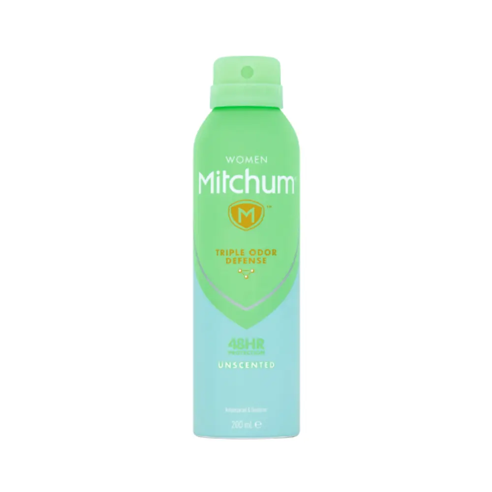 Women Mitchum Unscented Dermatologist Tested 200ml