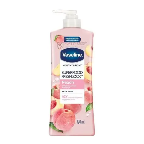 Vaseline healthy bright peach 320ml