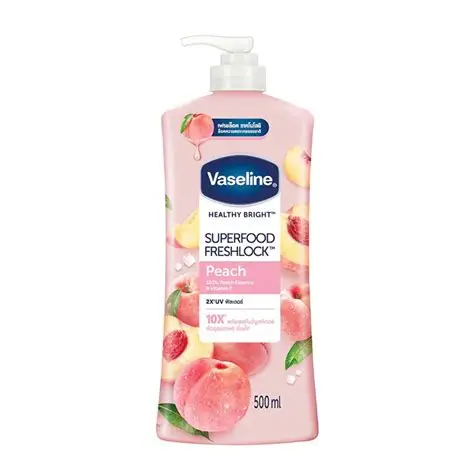 Vaseline healthy bright peach 500ml