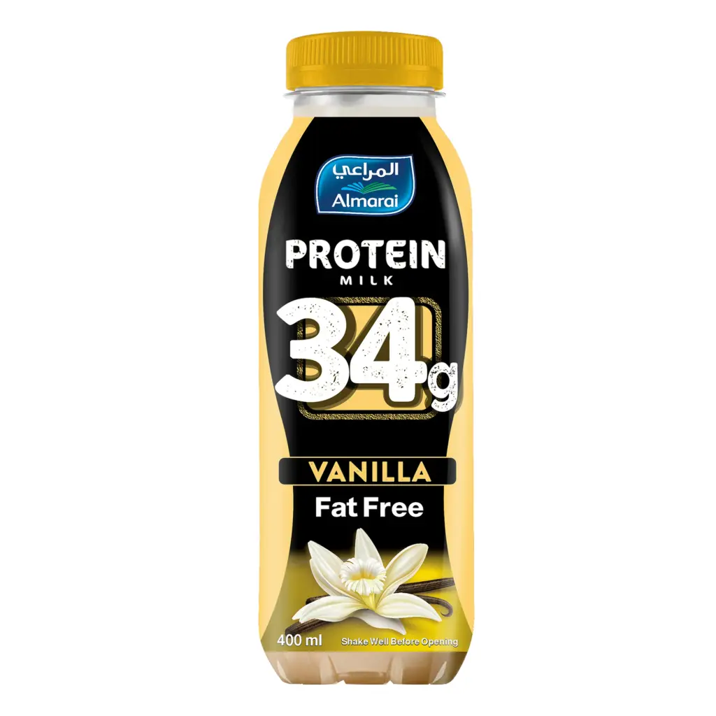Almarai Protein Milk Fat Free Vanilla 400ml