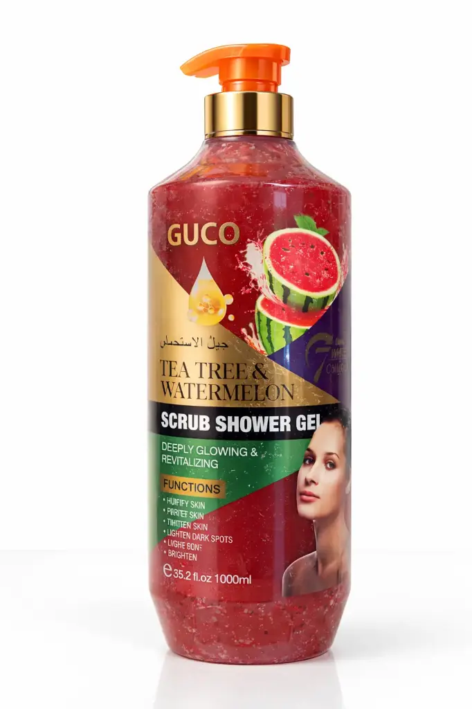 Gucio Tea Tree & Watermelon Scrub Shower Gel 1l
